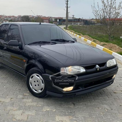 Renault 19 Europa 1994-2001 compatible labio universal flexible para Laguna, labio delantero, 2 piezas, alerón inferior de parachoques, alerón delantero