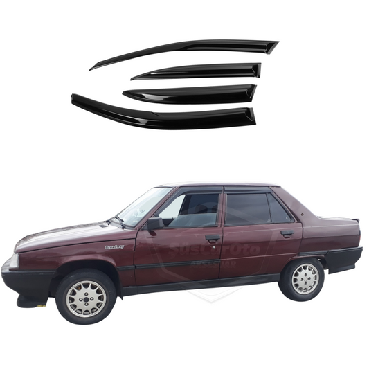 Deflectores de viento para ventanillas Mugen compatibles con todos los modelos Renault 9-11 Broadway Fairway Spring Flash, juego de 4, importados.