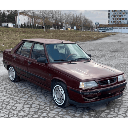 Lip Delantero Flexible V2 Laguna Universal Compatible con Todos los Modelos de Renault 9-11 Broadway Fairway Spring Flash, 2 Piezas, Spoiler Inferior de Parachoques, Guardabarros, Añadido Delantero