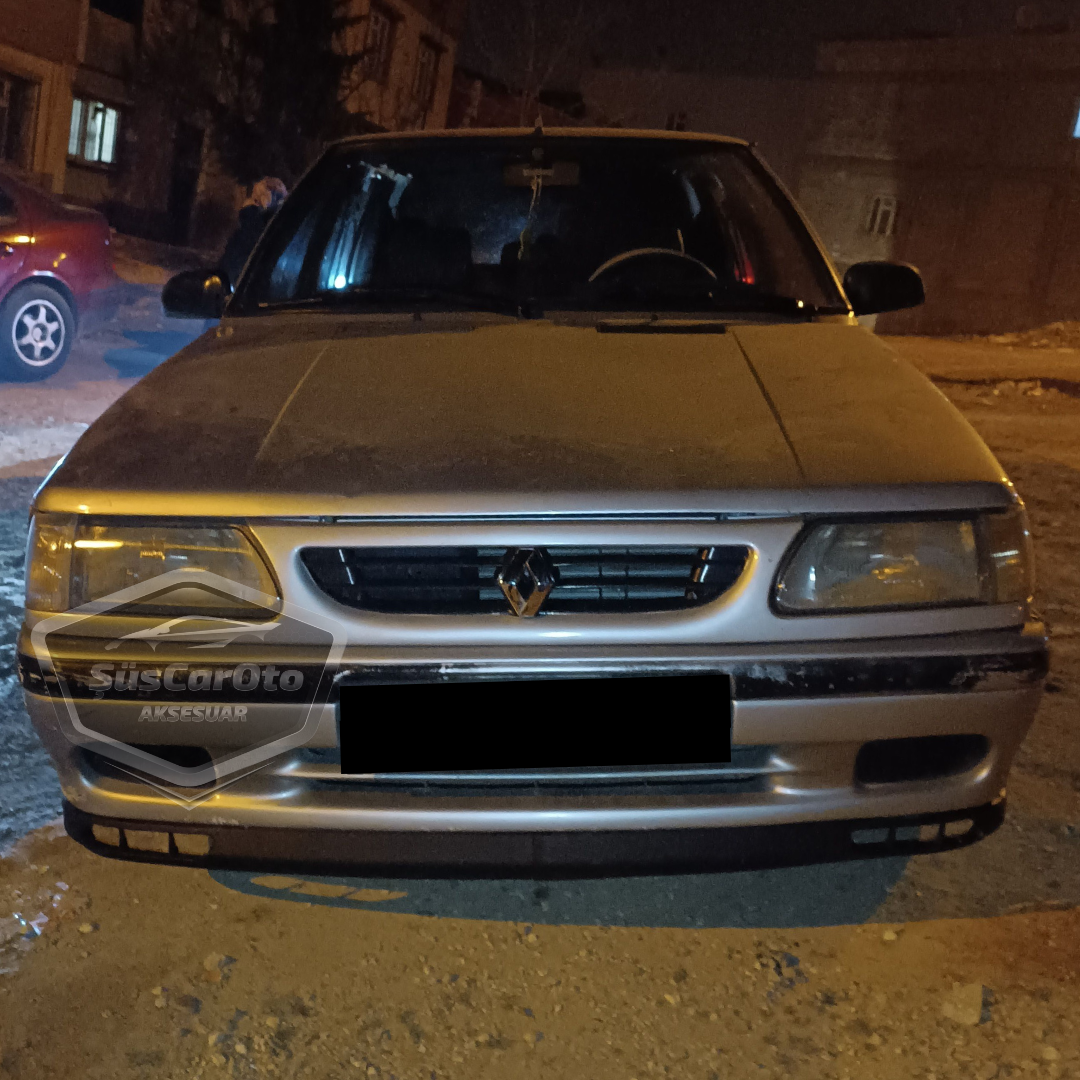 Compatible con Renault 9-11 Broadway Fairway Universal Laguna Lip Flexible Alerón Delantero 2 Piezas Bajo Paragolpes Labio Aleta Guardabarros Delantero