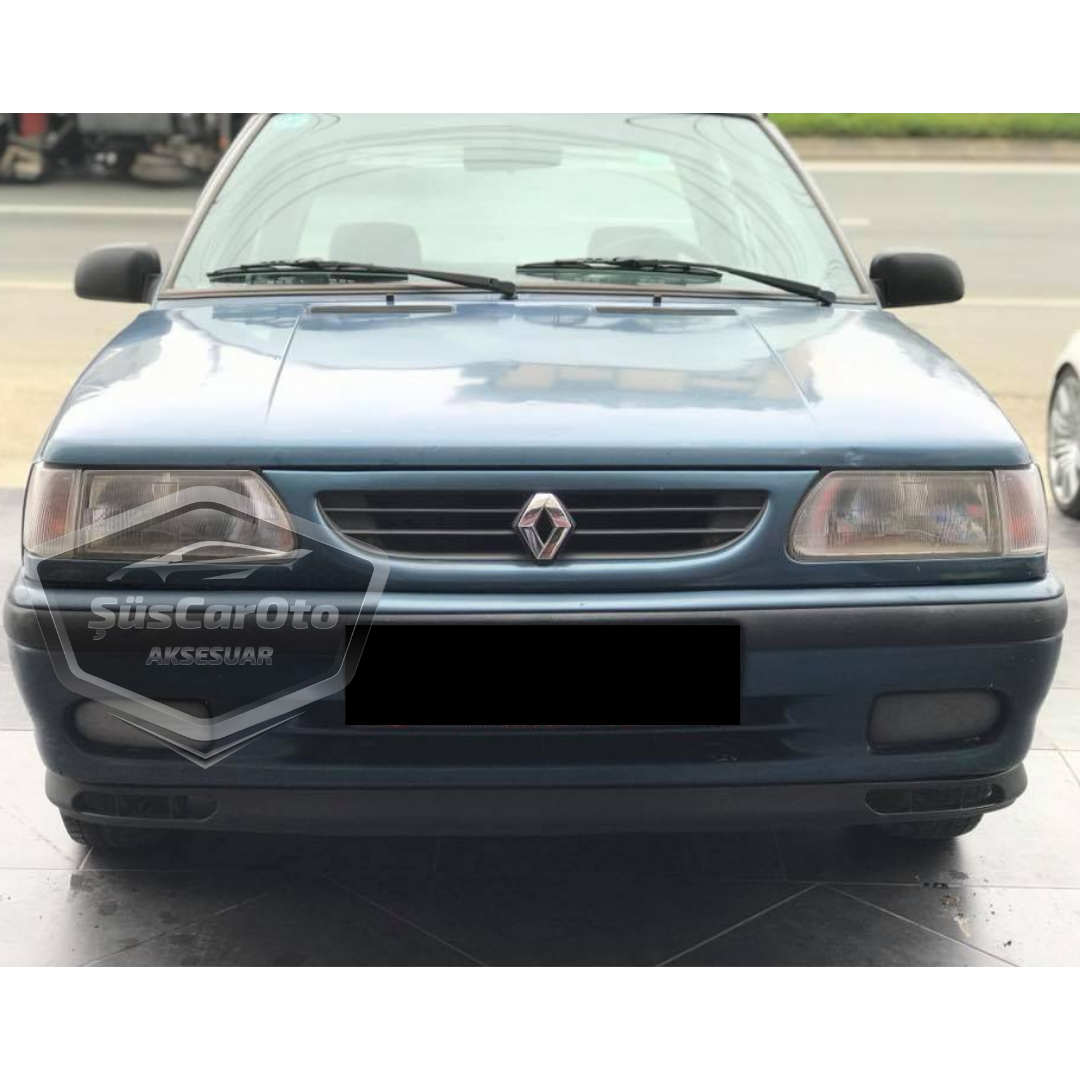 Compatible con Renault 9-11 Broadway Fairway Universal Laguna Lip Flexible Alerón Delantero 2 Piezas Bajo Paragolpes Labio Aleta Guardabarros Delantero