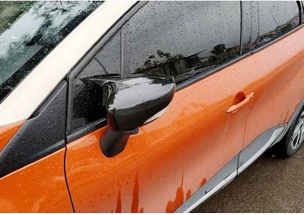 Renault Captur 2013-2017 Tapa de Espejo Retrovisor de Murciélago Piano Black Plástico ABS