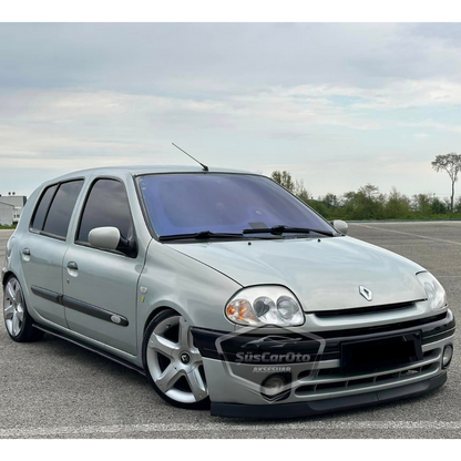 Renault Clio Symbol Hb&Sedan 1998-2002 Compatible con Astra H lip Universal Flexible Alerón Delantero de 2 Piezas para Parachoques Delantero