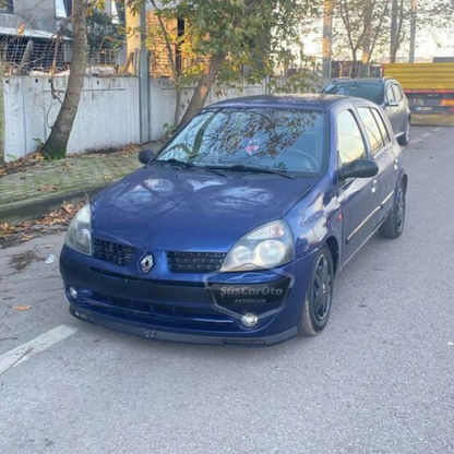 Renault Clio 2 Symbol Hb&Sedan 1998-2008 Compatible Universal Laguna Lip Labio Delantero Flexible 2 Piezas Extensión Delantera del Parachoques Faldón Delantero