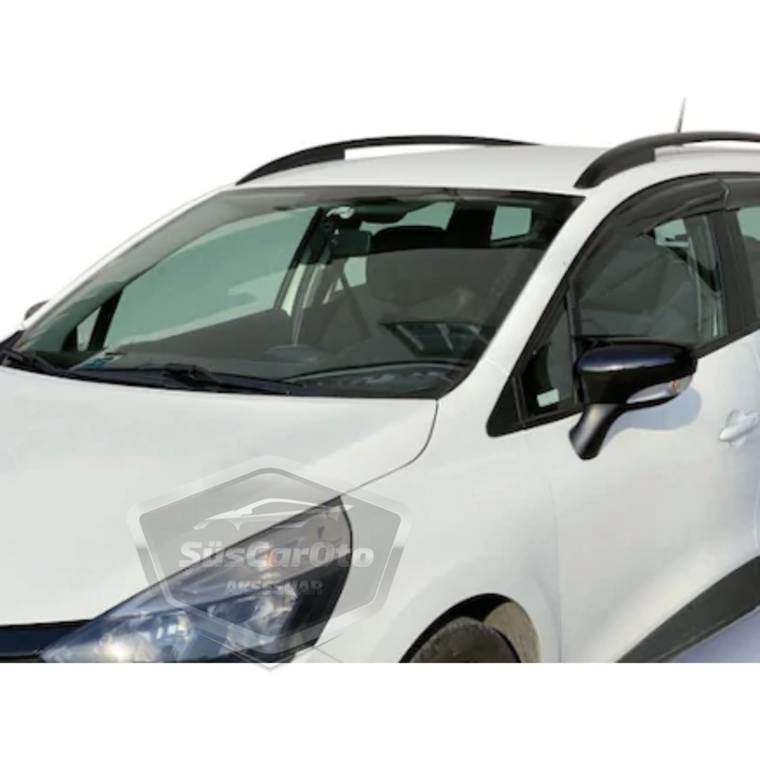 Renault Clio 4 2012-2019 Tapa de Espejo Batwing Piano Black Plástico ABS