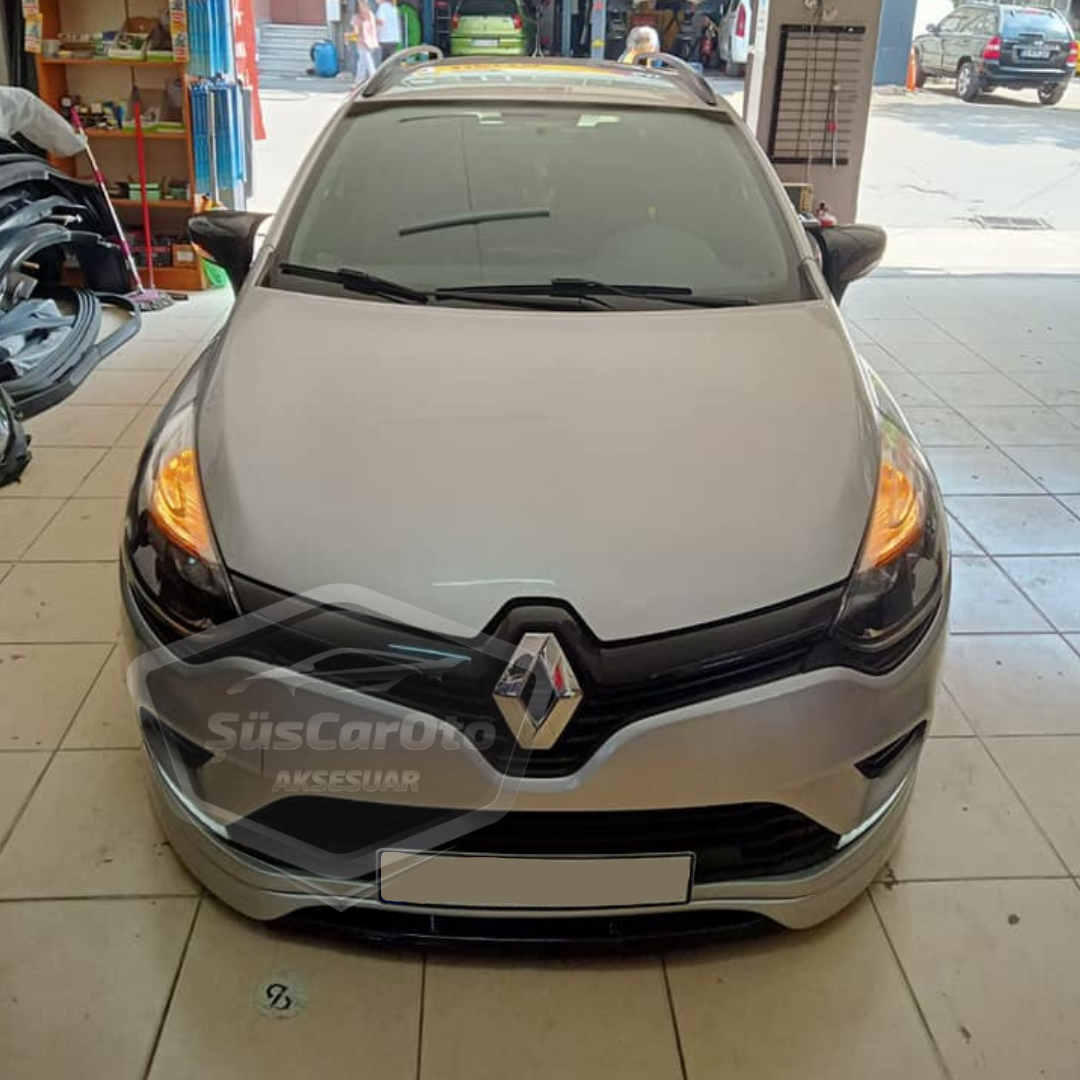 Renault Clio 4 2012-2019 Tapa de Espejo Batwing Piano Black Plástico ABS