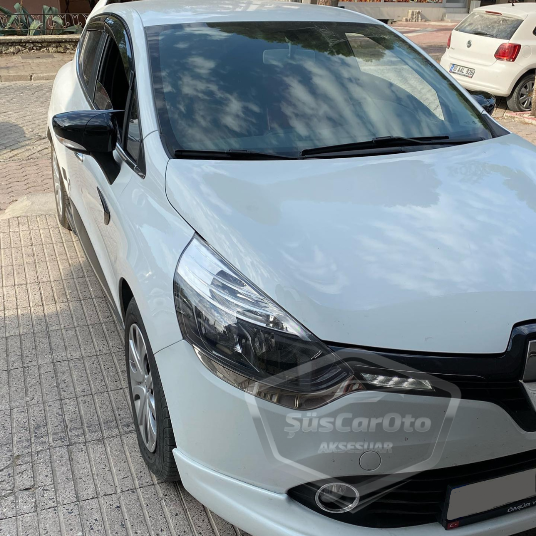 Renault Clio 4 2012-2019 Tapa de Espejo Batwing Piano Black Plástico ABS