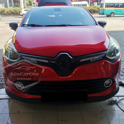 Renault Clio 4 2012-2020 Compatible Labio delantero flexible universal Astra H de 2 piezas, extensión de parachoques delantero