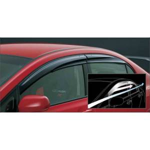 SUNPLEX Renault Clio 4 2013+ Deflectores de viento deportivos para ventanas, 4 piezas