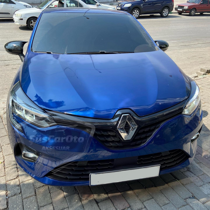 Tapa de espejo retrovisor de murciélago para Renault Clio 5 2019 en adelante, negro piano, plástico ABS