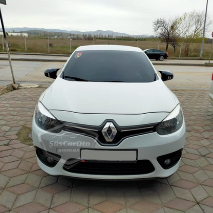 Renault Fluence 2009-2016 Cubierta de espejo lateral Batman Piano Negro Plástico ABS