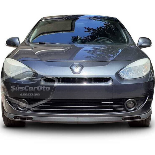 Renault Fluence 2009-2016 Labio Universal Flexible para Laguna, Labio Delantero, 2 Piezas, Spoiler Inferior de Parachoques, Faldón Delantero