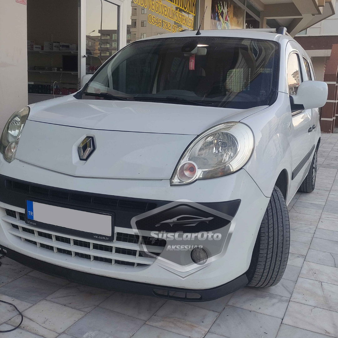 Renault Kangoo 2 2008-2021 Compatible Universal Laguna Lip Labio Flexible Delantero 2 Piezas Bajo Parachoques Spoiler Delantero