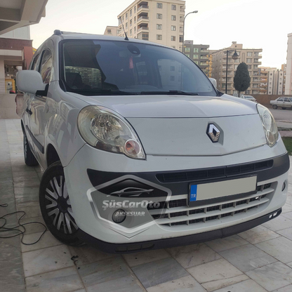 Renault Kangoo 2 2008-2021 Compatible Universal Laguna Lip Labio Flexible Delantero 2 Piezas Bajo Parachoques Spoiler Delantero