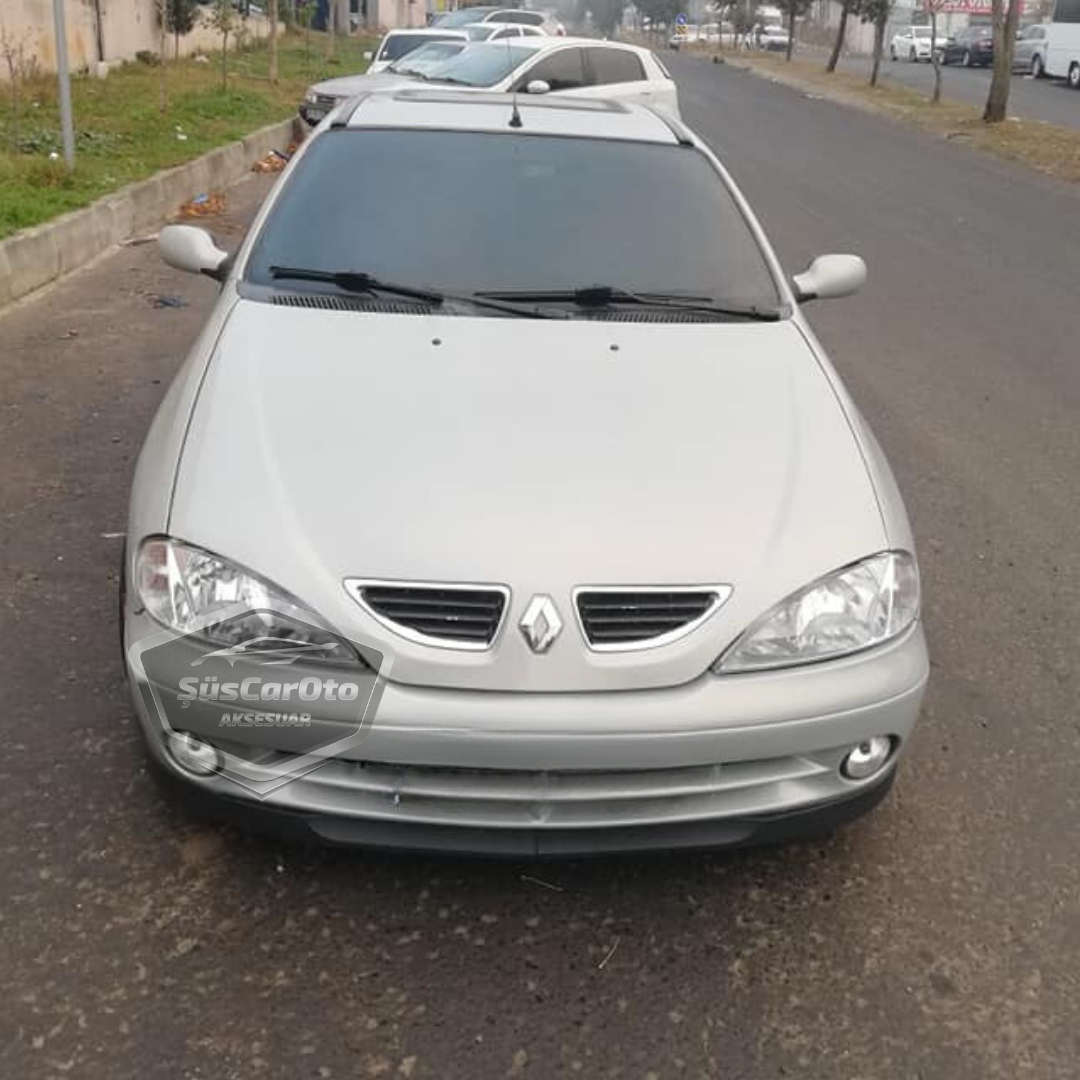 Renault Megane 1 1995-2003 Compatible Universal Astra H Labio Flexible Delantero de 2 Piezas, Spoiler Inferior Paragolpes, Babero Delantero