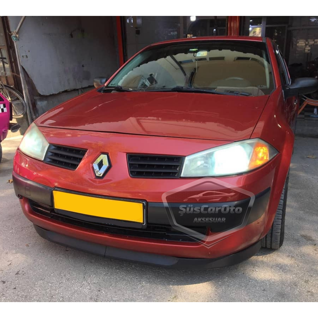 Renault Megane 2 2003-2008 Compatible Lip Universal Astra H Flexible Lip Delantero 2 Piezas Bajo Paragolpes Protector Bajo Paragolpes Aditamento Delantero