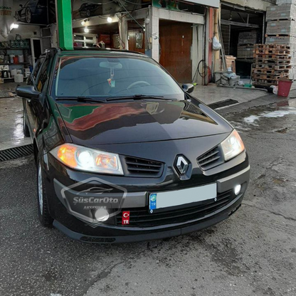 Renault Megane 2 2003-2008 Compatible Labio Delantero Flexible Universal Laguna Lip 2 Piezas Spoiler Delantero Aditamento Parachoques Bajo