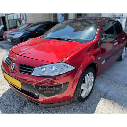 Renault Megane 2 2003-2008 Compatible Universal V2 Laguna Lip Flexible Labio Delantero 2 Piezas Separador Alerón Inferior de Parachoques Delantero