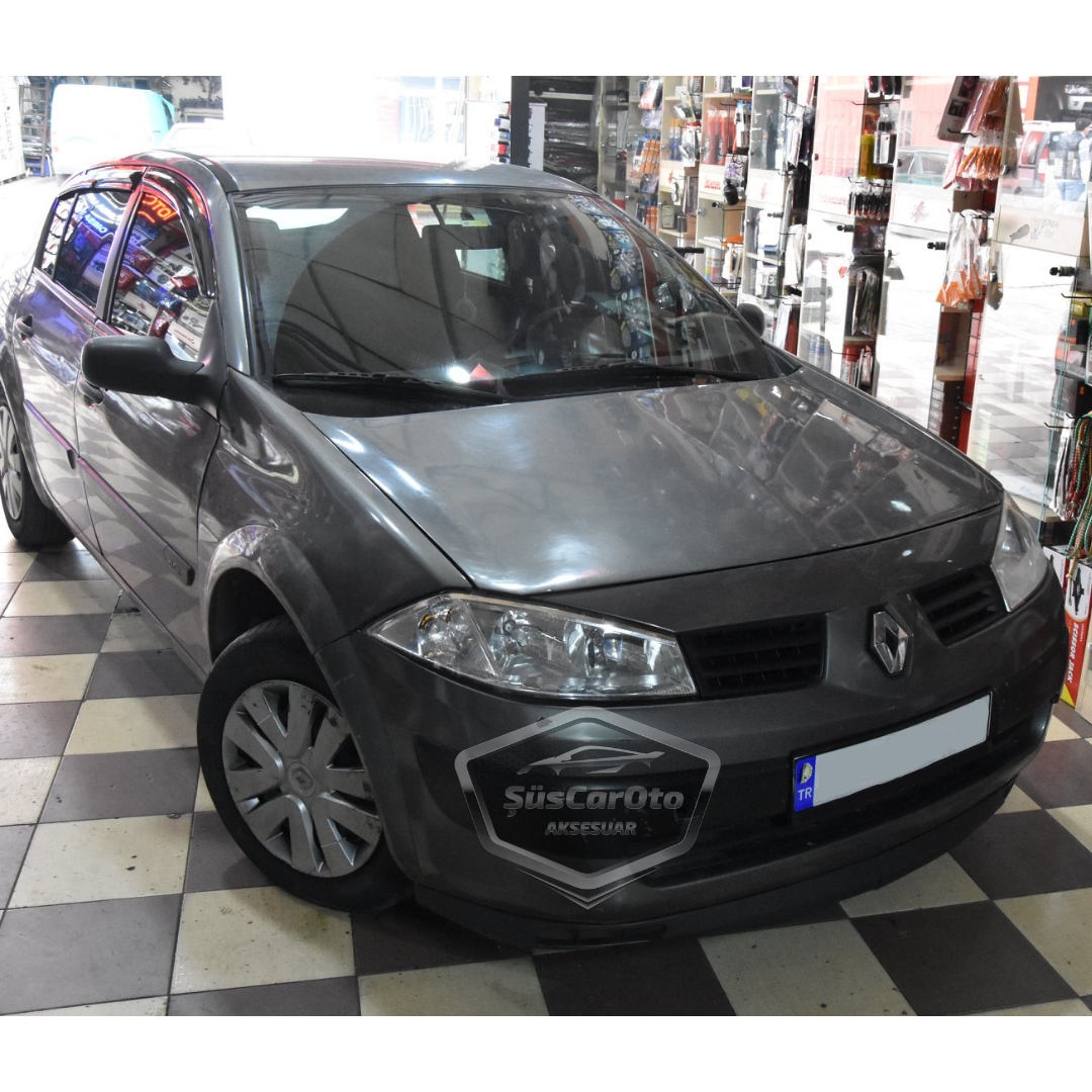 Renault Megane 2 2003-2008 Compatible Labio Delantero Flexible Universal Laguna Lip 2 Piezas Spoiler Delantero Aditamento Parachoques Bajo