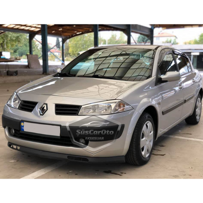 Renault Megane 2 2003-2008 Compatible Labio Delantero Flexible Universal Laguna Lip 2 Piezas Spoiler Delantero Aditamento Parachoques Bajo