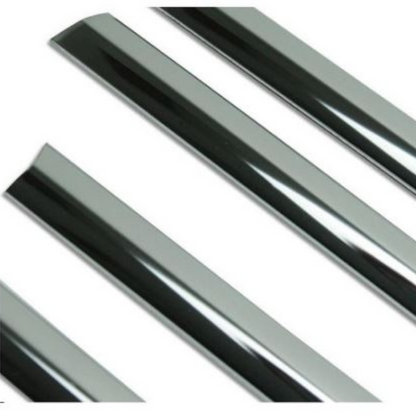 Renault Megane 2 Sedán 2004-2010 Moldura cromada para ventanas 4 puertas 4 piezas Acero inoxidable
