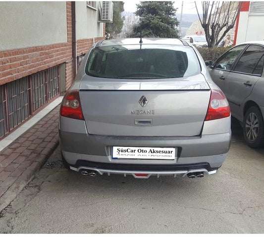 Difusor de parachoques de 4 escapes para Renault Megane 2 Sedán