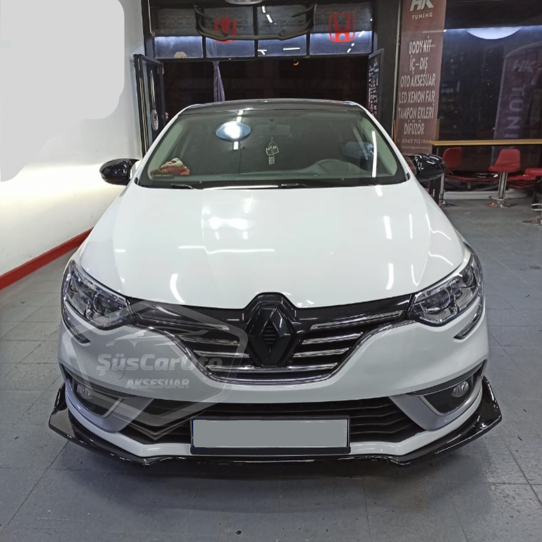 Renault Megane 4 (2016 en adelante) Tapa de Espejo Retrovisor Batman Murciélago Negro Piano Plástico ABS