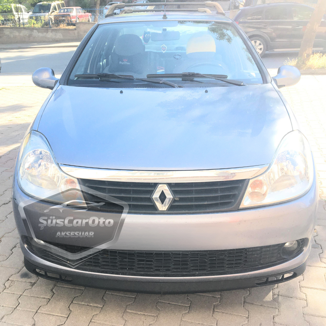 Renault Symbol 2008-2012 Thalia Compatible Universal Laguna Lip Spoiler Flexible Labio Delantero 2 Piezas Separador Delantero Faldón Delantero