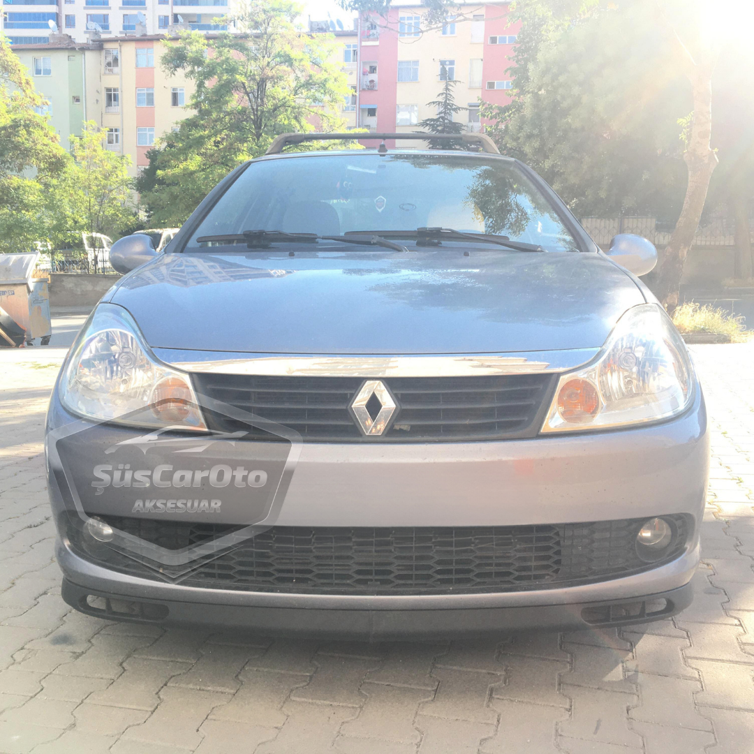 Renault Symbol 2008-2012 Thalia Compatible Universal Laguna Lip Spoiler Flexible Labio Delantero 2 Piezas Separador Delantero Faldón Delantero