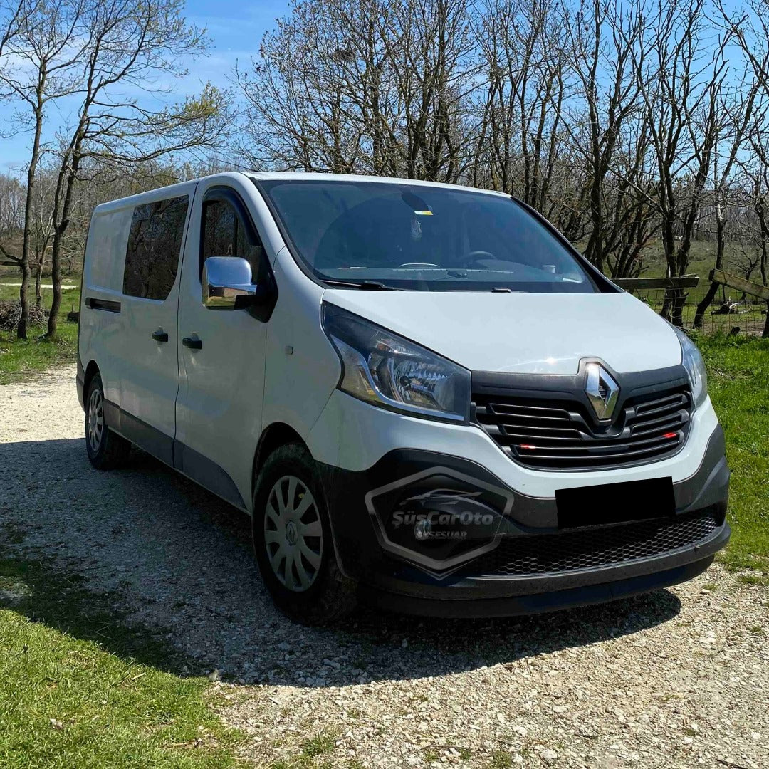 Renault Trafic 2015 en adelante compatible universal labio Astra H lip flexible frontal 2 piezas faldón parachoques delantero talonera alerón labio