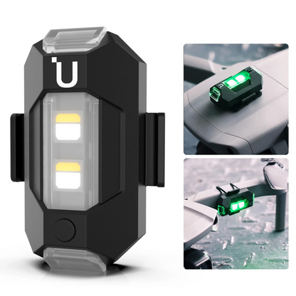 RGB Dron Bicicleta Avión Moto Automotriz Mini Estroboscópica LED Inalámbrica Recargable 1 Unidad