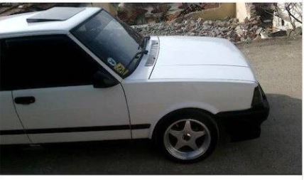 Alerón de techo simulado negro brillante, falso, con cubierta trasera