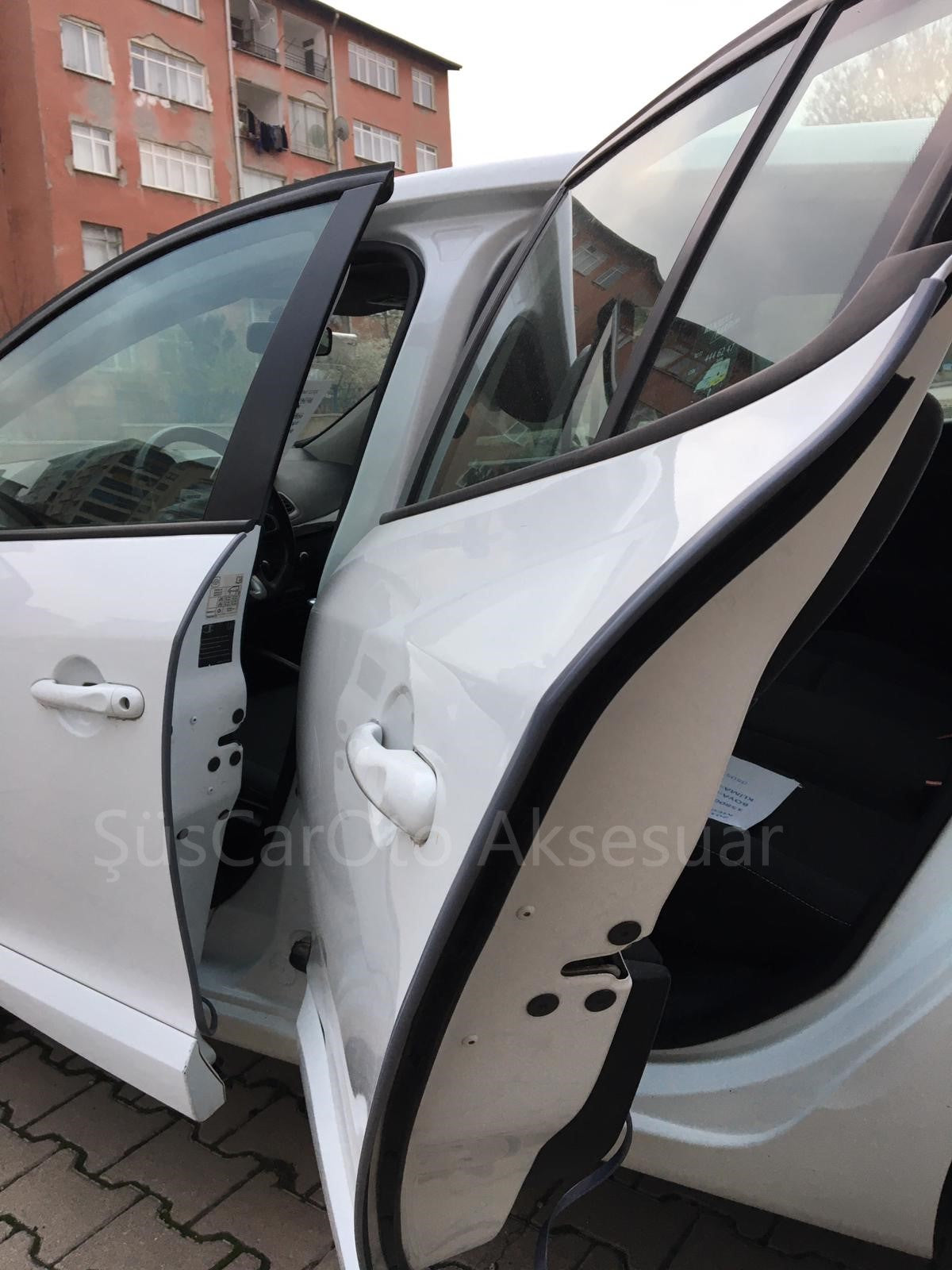 SAMURAI Protector de Puerta de Coche Anti-Golpes y Arañazos AHUMADO