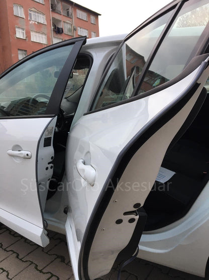 SAMURAI Protector de Puerta de Coche Anti-Golpes y Arañazos AHUMADO