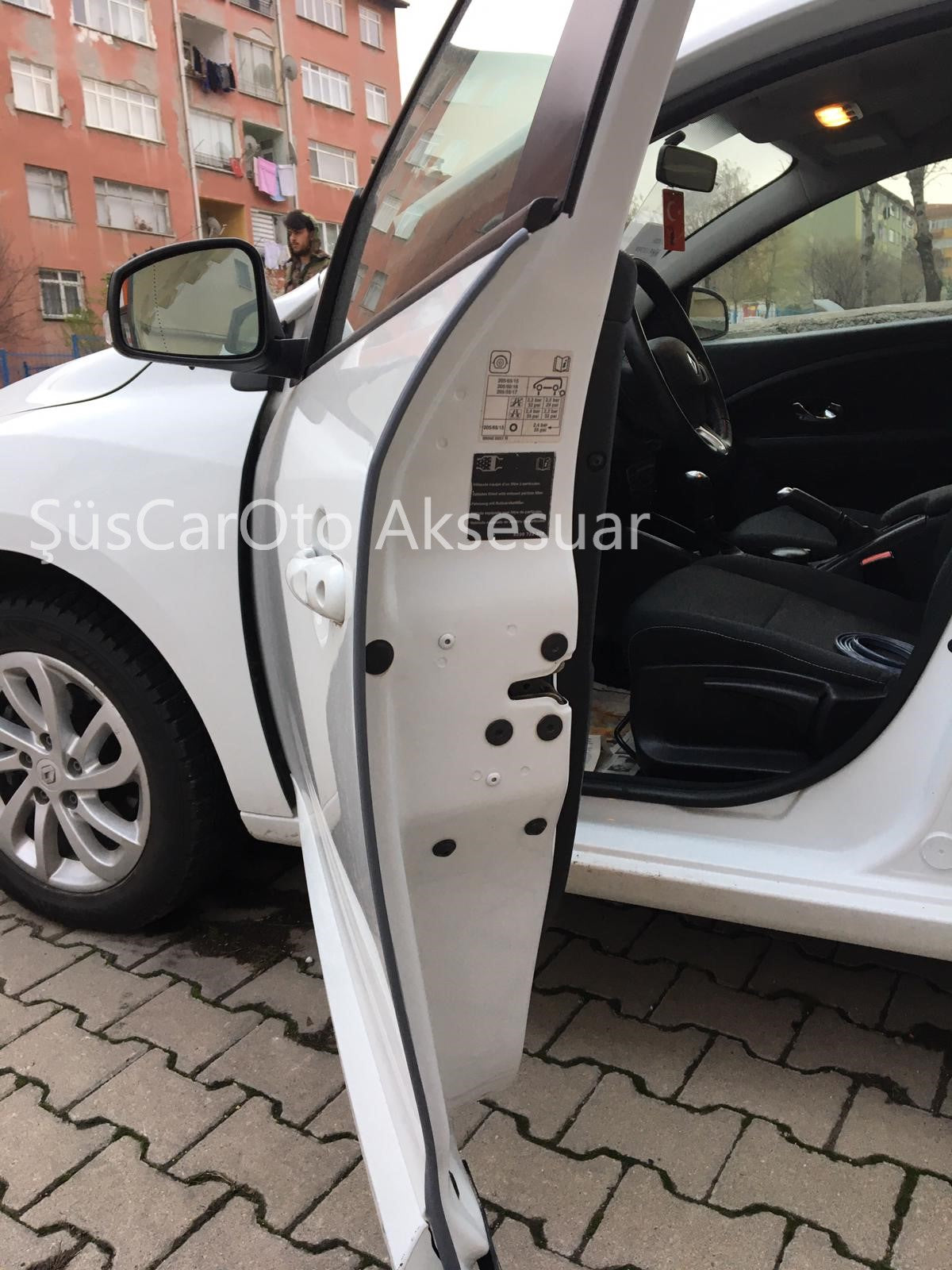 SAMURAI Protector de Puerta de Coche Anti-Golpes y Arañazos AHUMADO