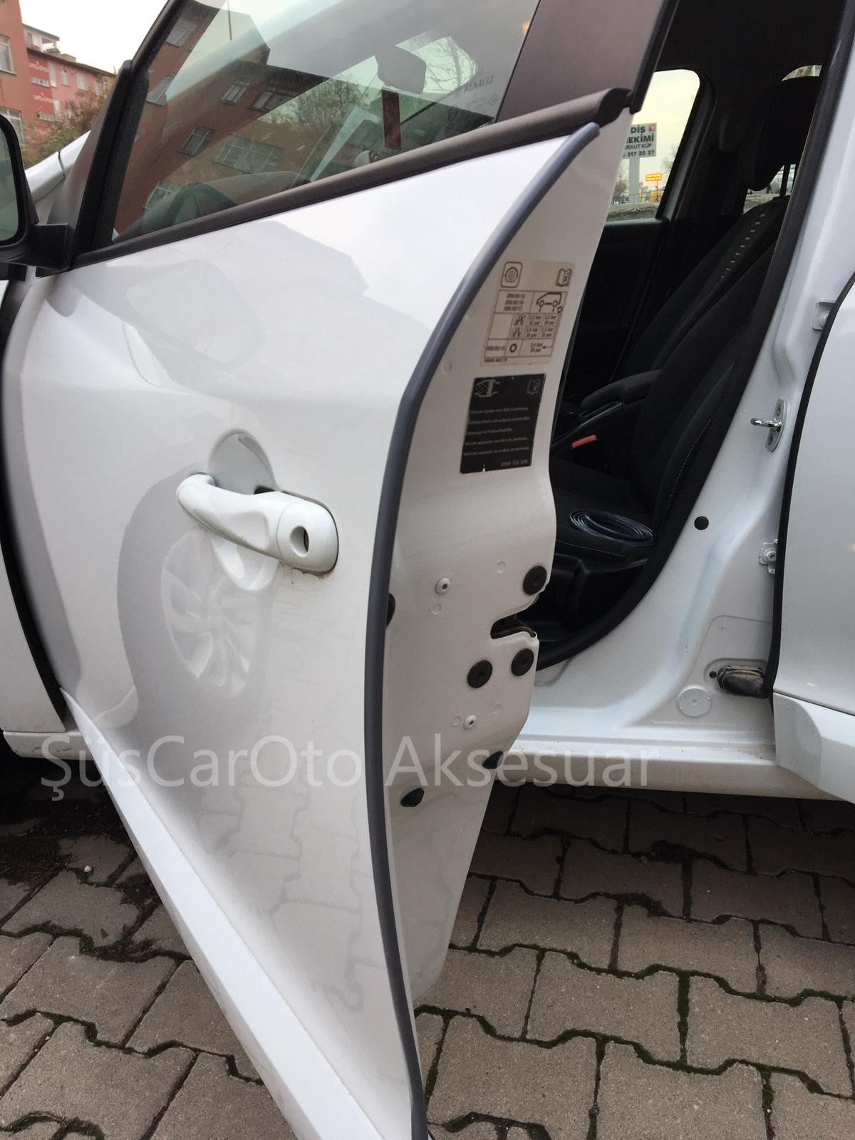 SAMURAI Protector de Puerta de Coche Anti-Golpes y Arañazos AHUMADO