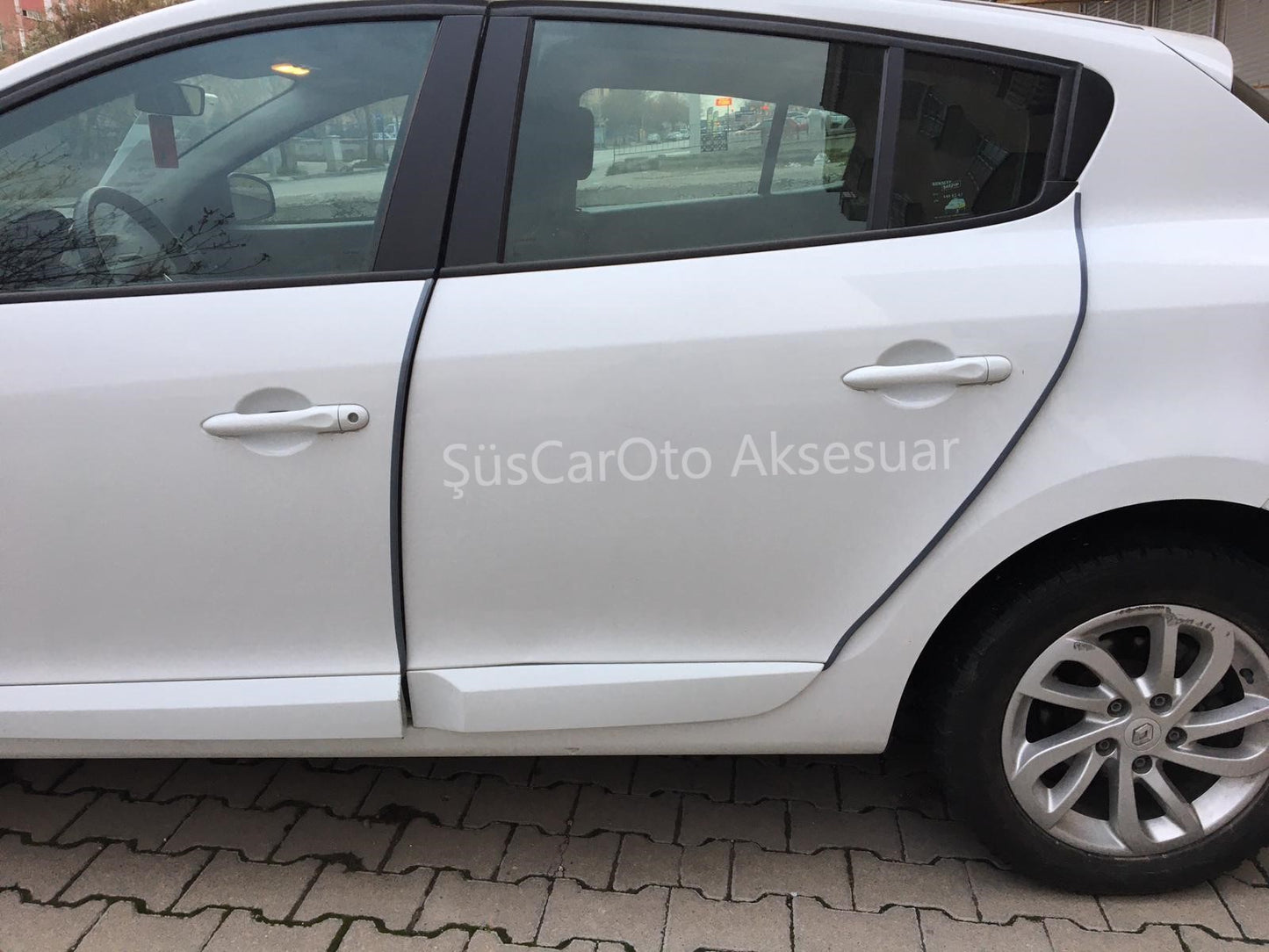 SAMURAI Protector de Puerta de Coche Anti-Golpes y Arañazos AHUMADO