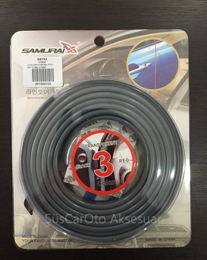 SAMURAI Protector de Puerta de Coche Anti-Golpes y Arañazos AHUMADO
