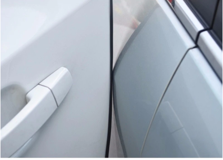 SAMURAI Protector de Puerta de Coche Anti-Golpes y Arañazos AHUMADO