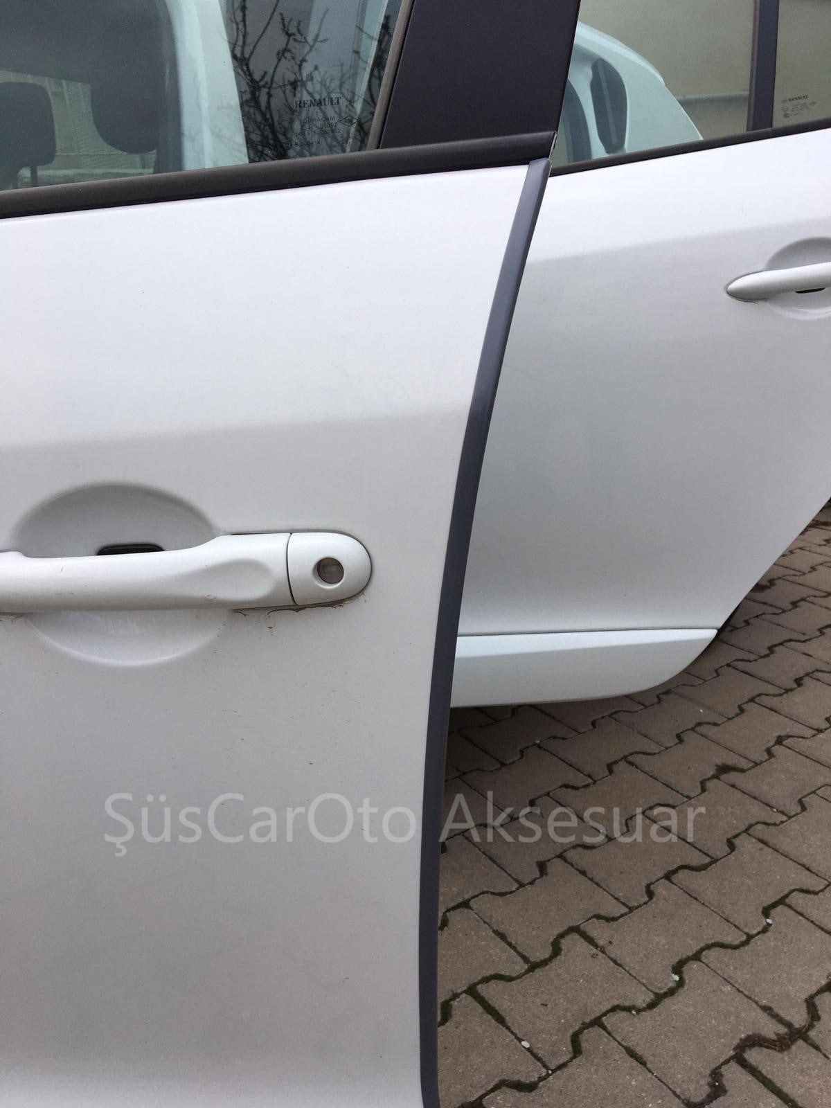 SAMURAI Protector de Puerta de Coche Anti-Golpes y Arañazos AHUMADO