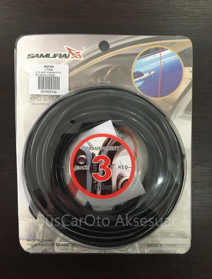 SAMURÁI Protector de Borde de Puerta de Coche, Tira Antichoque y Antirrayas para Puertas
