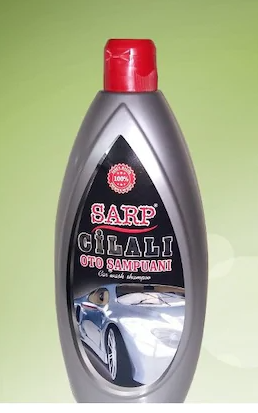 SARP Champú para coches encerado 700 ml. Esponja de lavado de coches de regalo.