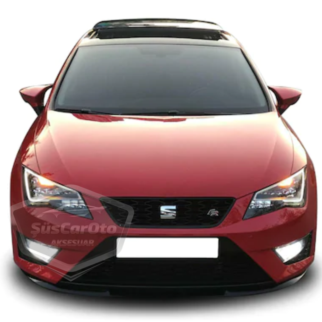 Seat Leon MK3 MK3.5 2012-2020 Tapa de Espejo Batman Murciélago Piano Negro Plástico ABS