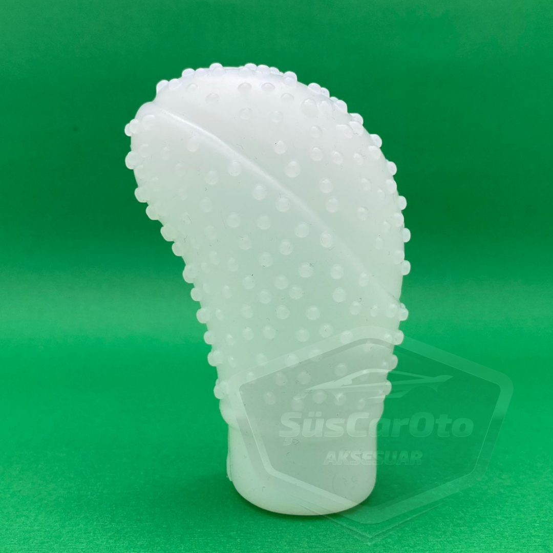 Funda para palanca de cambios manual con masaje transparente, universal
