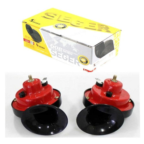 Claxon de caracol Seger 12V Dadat, 2 unidades, enchufes dobles y simples