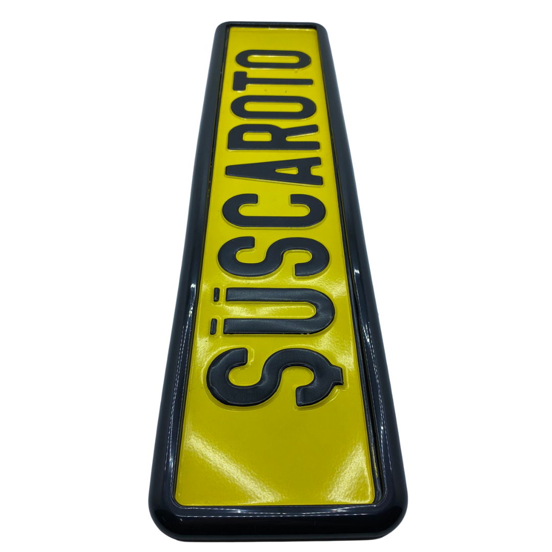 1 unidad de portamatrículas elástico de marco negro para coche, soporte de matrícula de nueva generación