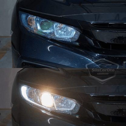Película de faro holográfica negra con patrón de panal, protector de arañazos para faros, lámina de 100 x 30 cm ONP1001