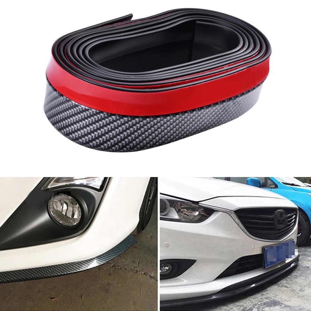 SAMURAI Labio Delantero de Color Ez Lip Suave Flexible con Adhesivo 3M Adicional de 2.5 m Carbono