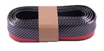 SAMURAI Labio Delantero de Color Ez Lip Suave Flexible con Adhesivo 3M Adicional de 2.5 m Carbono