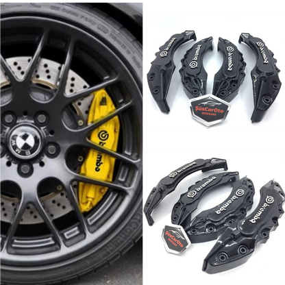 Tapa de pinza de freno Brembo, juego de 4 unidades, universal, 17'' y superior, negro